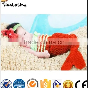 NPT95 Wholesale Baby Photo Props Newborn Mermaid Design Photo Props thumbnail-1