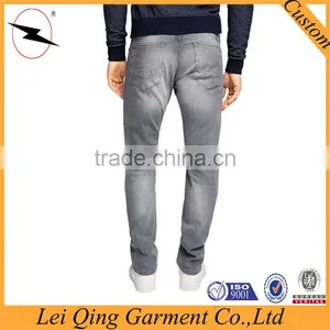 100% Cotton Washed Slim Men Fashion Jeans Trousers thumbnail-4
