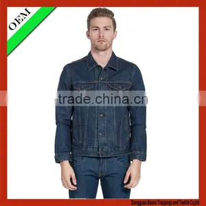 2015 High Quality Chaqueta Long Sleeve Fashion Jean Oem,jeans Fashion, Men Shirt thumbnail-1