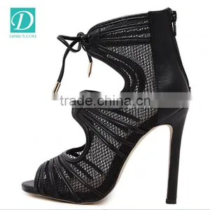 LX W113 Ladies High Heel Shoes,Low Price Ladies Sandals thumbnail-2
