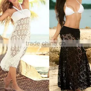 EY0004A OEM Girls Beautiful Beach Wear Sexy Lace Skirt Latest Long Skirt Design thumbnail-1