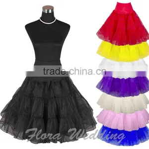Wholesale Checkout 26" 50s Retro Underskirt Swing Wholesale Rockabilly Petticoat Wedding Petticoat thumbnail-1