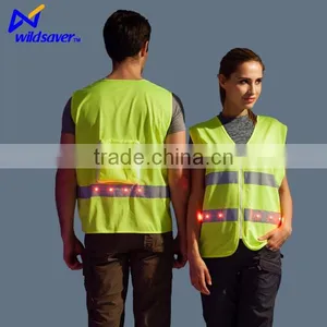 Hi Vis LED Flashing Safety Cleaning Uniform for Road Cleaner thumbnail-3