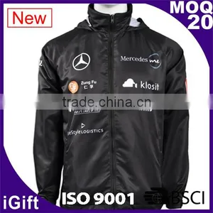 Waterproof Breathable Jacket Best Cotton Custom Satin Bomber Jacket thumbnail-1