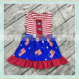 4th of July Outfits Girls Boutique Clothing Wholesale Children's Boutique Clothing thumbnail-2