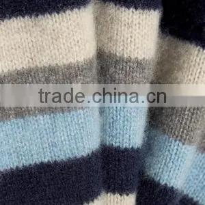 2017 New Design Mid-High Crew Necked Colorblocked Striped Girls Long Sweater thumbnail-5