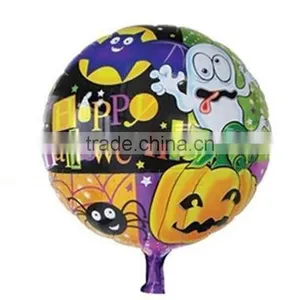 Aluminium Foil Balloon Halloween Ghost Multicolor Halloween Pumpkin Message " Happy Halloween " Custom Foil Balloons thumbnail-3