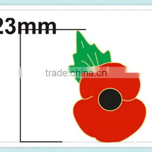 Make Any Design Metal Badge Poppy Pin Badge thumbnail-1