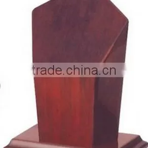 Wholesale Custom High Glossy Finish Blank Wooden Shield Plaque /trophy /awards For Gifts JKC-014 thumbnail-1