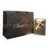 Queen B 200g Balck Paper Carrier Bag With Diecut Banana Hole For Handle, Ribbon Closure thumbnail-1