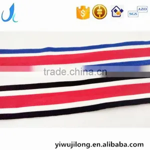 Hot Sale Three Colors Strip Ribbon Colorful Knitted Nylon Band thumbnail-1