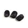 Black Glitter Fake Nails Glitter On Full Cover Art Nails For Kids Finger thumbnail-1