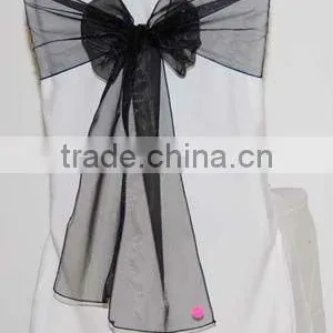 Fashion Organza Sash for Wedding and Banquet Chair Organza Sash thumbnail-1