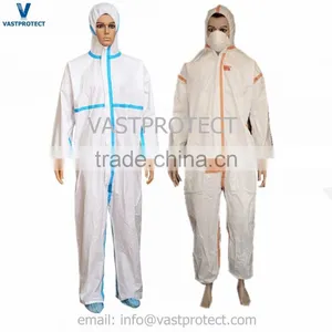 Free Sample Good Quality Disposable SMS Coveralls thumbnail-2