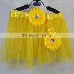 Wholesale Classical Kids Ballet Tutu Dress, Yellow Color Tutu thumbnail-1