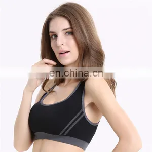 Top Quality Wholesale Seamless Hot Sexy Custom Women Sports Bra thumbnail-2
