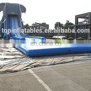Giant Inflatable Water Slide Inflatable Big Water Slide With Pool thumbnail-1