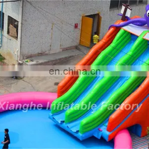Large Summer Playground Equipment Swimming Big Water Slides for Sale thumbnail-2