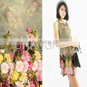 Printed Silk Fabric For Dress China thumbnail-1