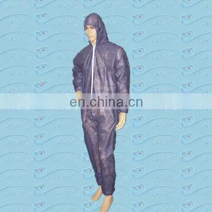 Disposable Nonwoven PP Coverall Protective Working Gown thumbnail-1