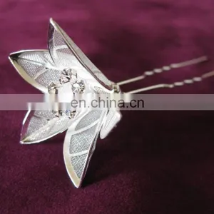 Wholesale Silver Leaf Hair Pins thumbnail-2