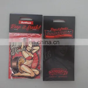 2017 Best Selling Custom Absorbing Paper Hang Car Air Freshener thumbnail-2