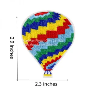 Hot Air Balloon Design Patches Custom Embroidery thumbnail-1