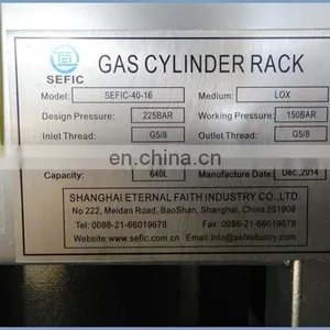 High Pressure Gas Cylinder Bundled Industry Gas Cylinder Racks With DNV/TPED Certificate thumbnail-6