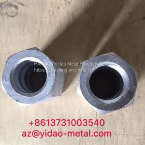 M25 Lock Nut Long , Full Hex Nut, Hexagonal Nut, thumbnail-4