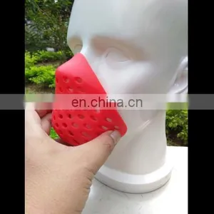 Red Shaping Spiderman Faceshell With Environmentally Friendly Silicone Material for Breathing thumbnail-2