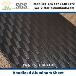 Embossed Anodized Aluminum Sheet, Anodized Aluminum Coil for Aluminum Luggages and Bags Materials, Interior Decorative Materials, Aluminum Curtain Wall Materials thumbnail-4