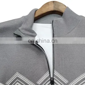 DiZNEW European and American High Quality Men's Wear 14GG Thick 100%Rayon Sweater thumbnail-4