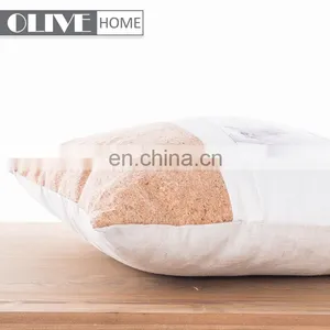 2018 New Item Knife Edge Geometry PU Poly Canvas Applique Cork Sofa Cushions For Sale thumbnail-4