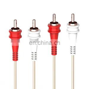 Golden Plated Male to Male 2rca to 2rca Cable for Multimedia thumbnail-4