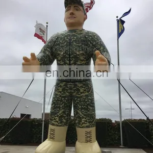 Custom Logo Inflatable Model Military Man Advertising Inflatables thumbnail-3