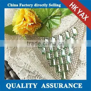 Jw0912 New Style Neckline Rhinestone Applique;Wholesale Strass Applique;Rhinestone Applique for Wedding Dress thumbnail-1