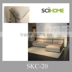 Contemprary L Shape Leather Coner Sofa Living Room Sofa With Solid Wood Frame Latest Design 2015 thumbnail-1