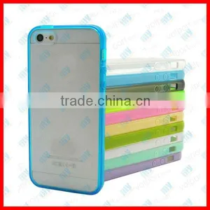 Hot Item Dual Color Tpu +pc Mobile Phone Case for Iphone 5 thumbnail-1