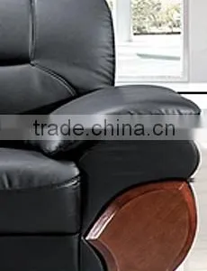 Oupusen 1 1 3 Black Home Wooden Sofa Set thumbnail-5