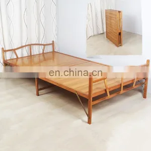 Modern Luxury Bamboo Bed Single Vietnamese Style Custom Size Professional Quality for Decoration From Manufacturer thumbnail-1