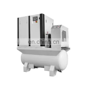 Screw Compressor 15 hp Tank Vsd Screw Refrigerant Compressor 11 kw 16 Bar Vfd Screw Compressor thumbnail-4