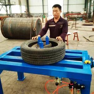 Austomatic no Need Electricity Waste Tire Double Triple Packing Recycling Machine thumbnail-1