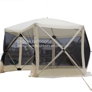 6 Sides Gazebo House Tent thumbnail-1