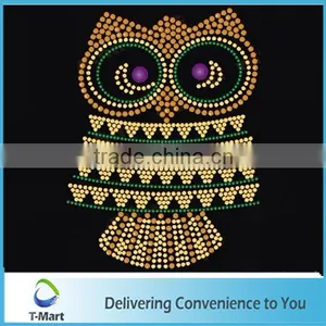 Cheap Owl Strass Motif Hotfix Rhinestone Design thumbnail-1