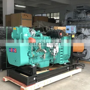 Seawater Cooling For 75kw 100hp 1500rpm 1800rpm Ship Marine Generators Powered By Cumins Engine 6BT5.9-GM83 for Yacht thumbnail-2