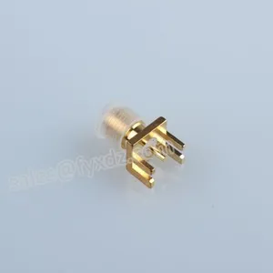 SMA Female PCB Panel Edge Mount Connector Straight Solder RF Coaxial Adapter thumbnail-2