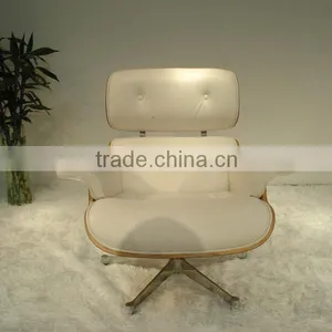 Luxury Living Room Furniture Ottoman Genuine Leather Lounge thumbnail-2