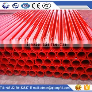 ST52 DN125 4.5mm Thickness Seamless Standard Concrete Pump Boom Pipe thumbnail-2