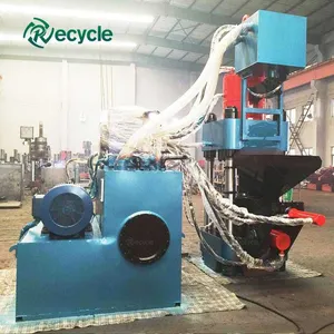 Hydraulic Metal Briquette Pressing Machine for Copper Chips thumbnail-1