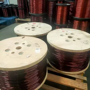 AWG6 Gauge Wire Thermal Class 220 Aluminum Winding Wire Industry Motor and Transformer Coil 130 180 200 220 Grade Enameled Wire thumbnail-5
